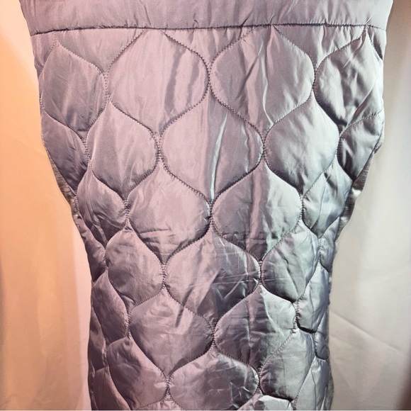 TAHARI Sport Women’s Packable Gray Puffer Quilted Vest Size XL - Picture 5 of 6